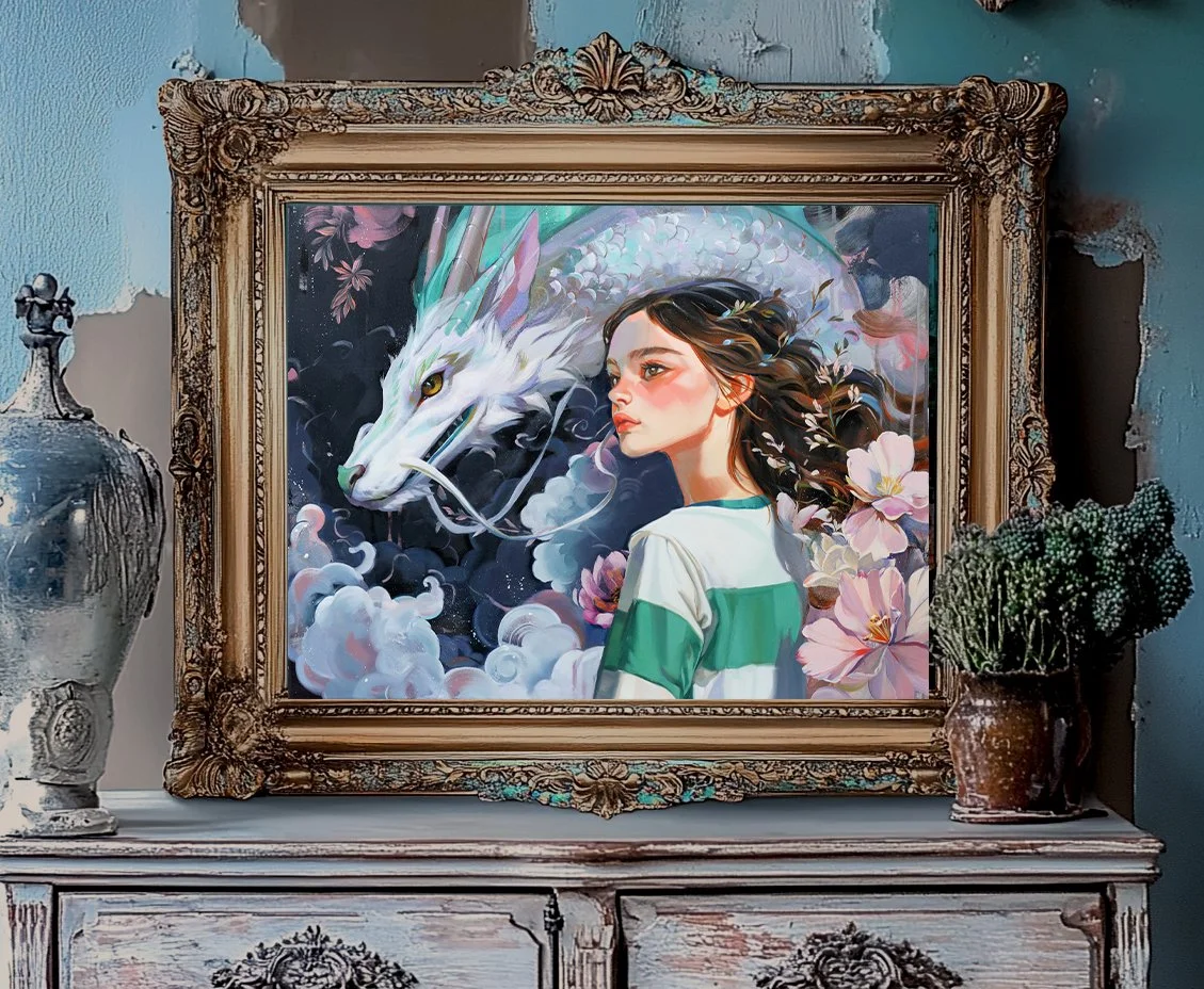 Chihiro & Haku' Limited Edition Fine Art Print — Lioba